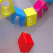 Colorful Shape Tunnel: Relaxing Arcade Game Online