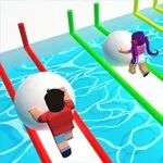 Snow Ball Racing: Roll to Victory in This Fun Race!