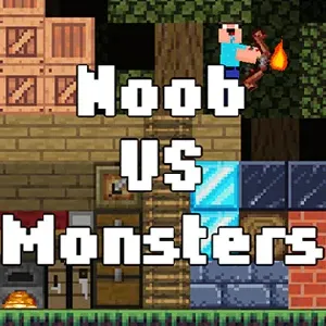 Noob VS Monsters: Defend Your Home Online - Play Free