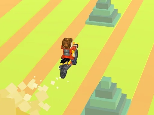 Blocky Bike Racing: Ride & Relax in a Pixel World