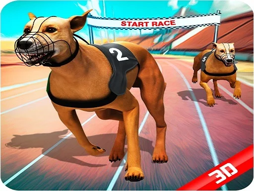 Crazy Dog Race: Dash & Dodge for Tail-Wagging Fun!