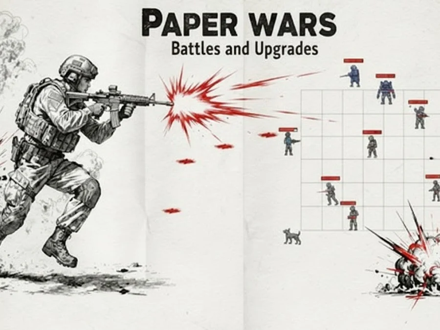 Paper Wars: Battles - Strategize Your Way to Victory!