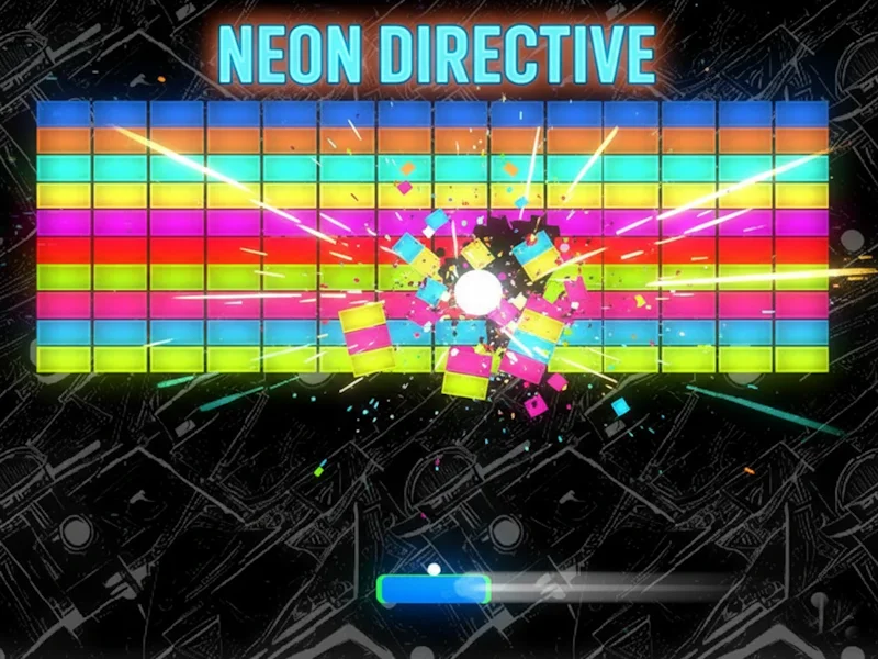 Neon Directive - Break Bricks in this Relaxing Arcade
