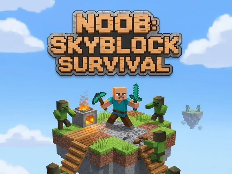 Noob: Skyblock Survival - Build Your Island Escape Free